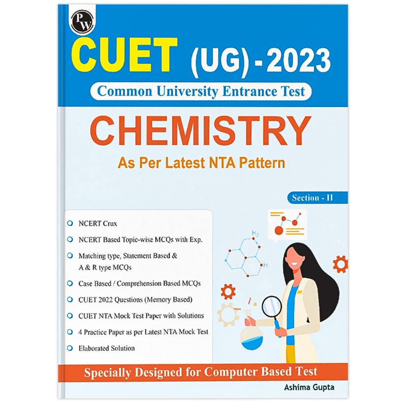 CUET UG Chemistry Book (Common University Entrance Test 2023) PW
