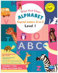 Navneet Wipe And Clean Book  Alphabet Capital Letters:Write And Practice Capital Letters (Reusable Wipe And Clean Books)
