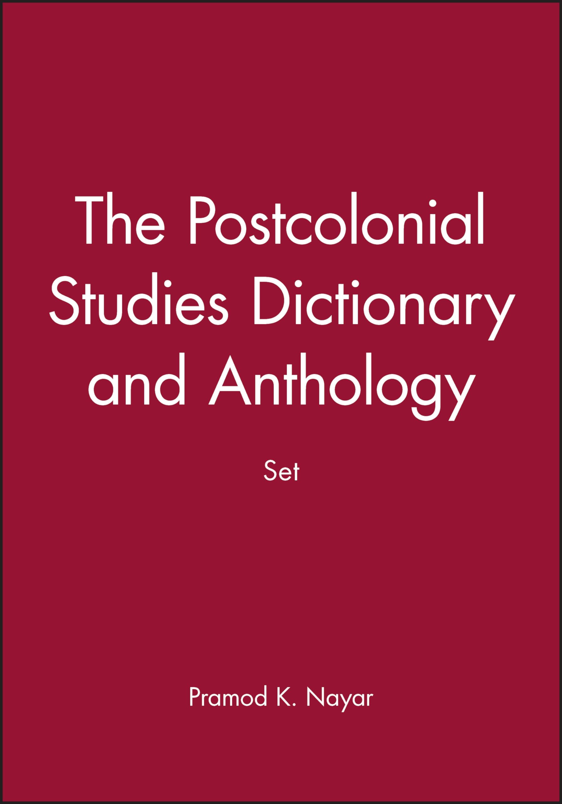 Postcolonial Studies Dictionary and Anthology Set: Technology and Business Models