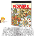 Flowers  Adult Colouring Book : Coloring book for relaxation, Creative designs for adults, Mindful coloring pages, Colouring bo