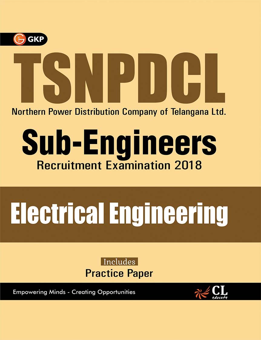 Tsnpdcl SubEngineers Electrical Engineering Recruitment Examination 2018