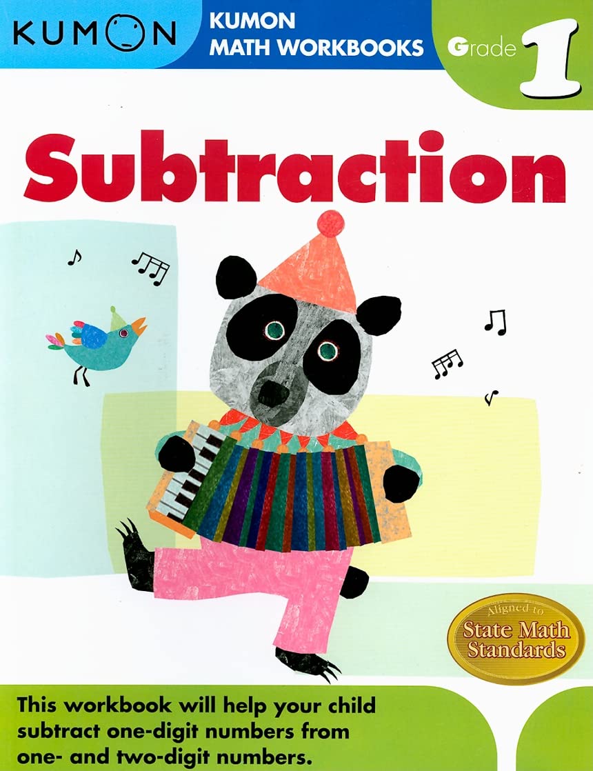Kumon Grade 1 Subtraction (Kumon Math Workbooks), Ages 67, 96 pages