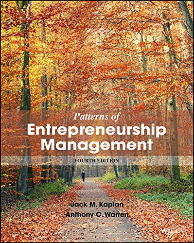PATTERNS OF ENTERPRENEURSHIP MANAGEMENT, 4ED