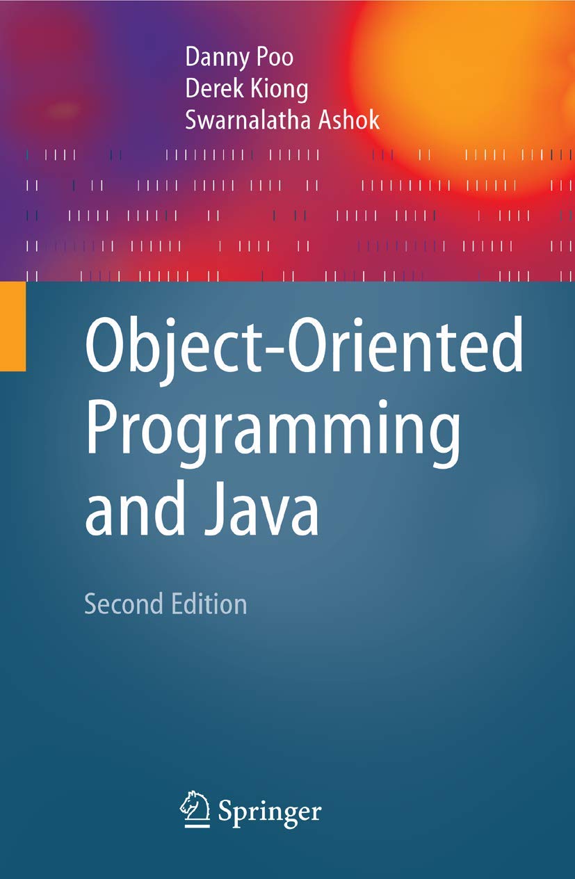 Object Oriented Programming And Java 2Ed (Pb 2007)
