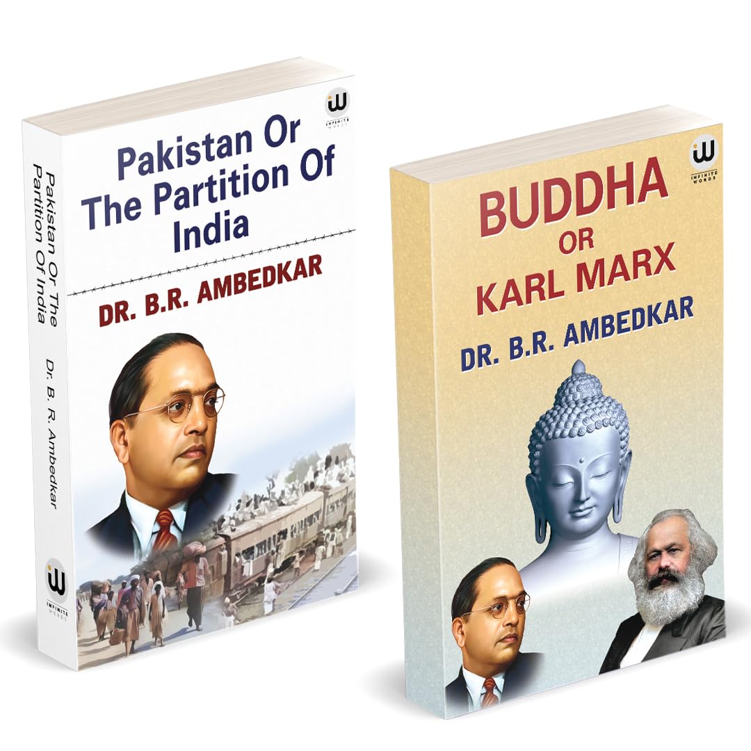 Pakistan Or The Partition Of India | Buddha Or Karl Marx | Dr. Br Ambedkar Books | English Paperback Combo Set | The Original Ed