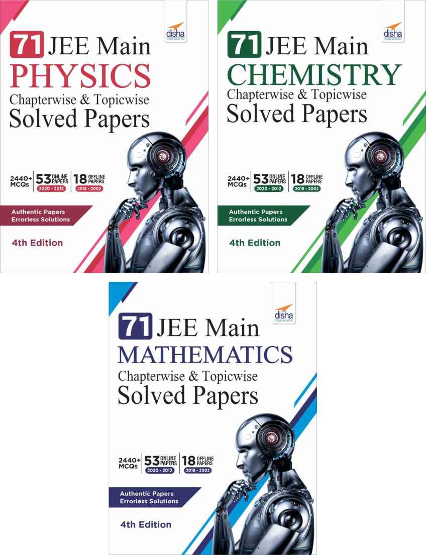 71 Jee Main Online & Offline Physics, Chemistry & Mathematics TopicWise Solved Papers 4Th Edition