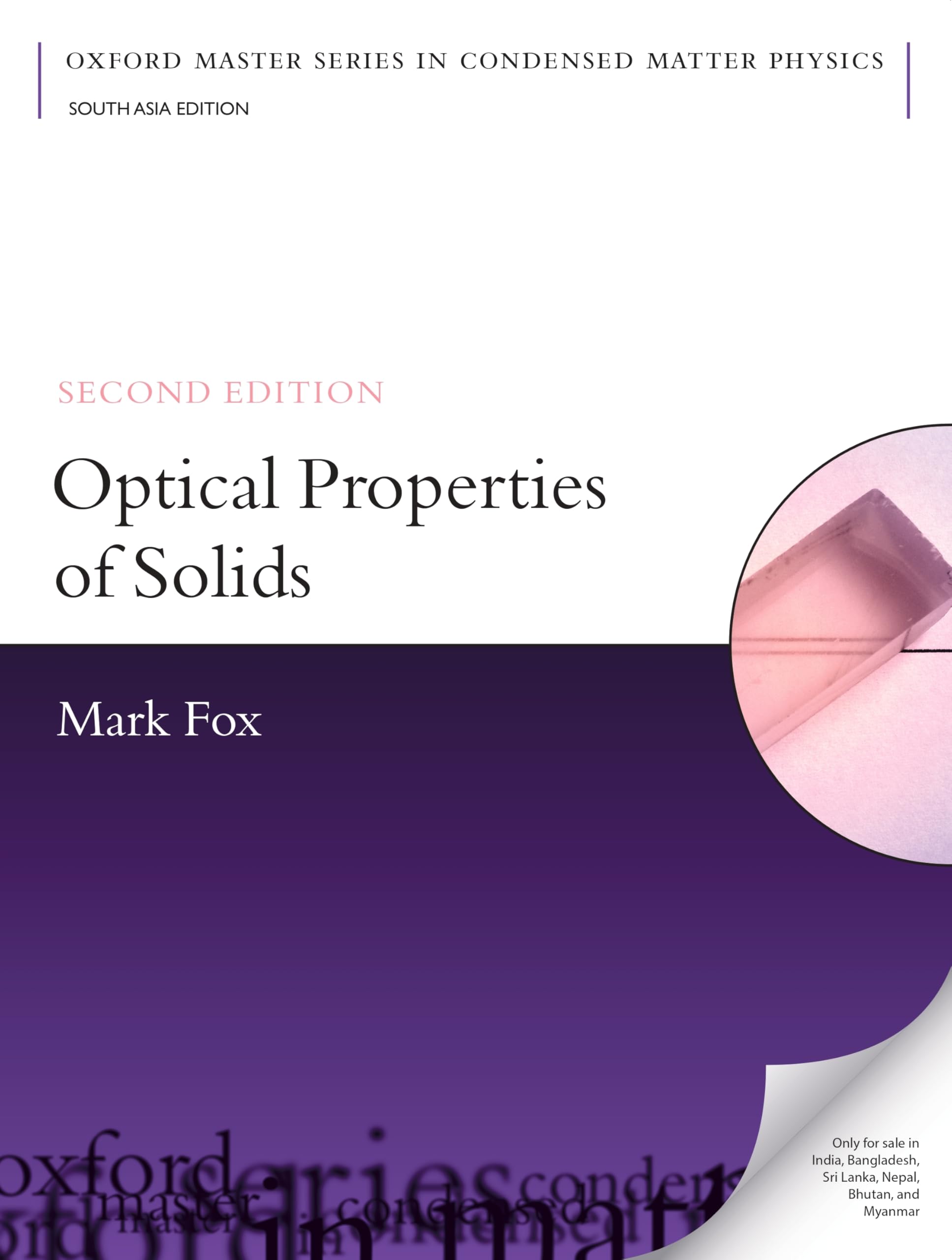 Optical Properties of Solids, 2nd edition | Mark Fox | Paperback | OUP | Optical Properties of Solids, Second edition | Oxford M