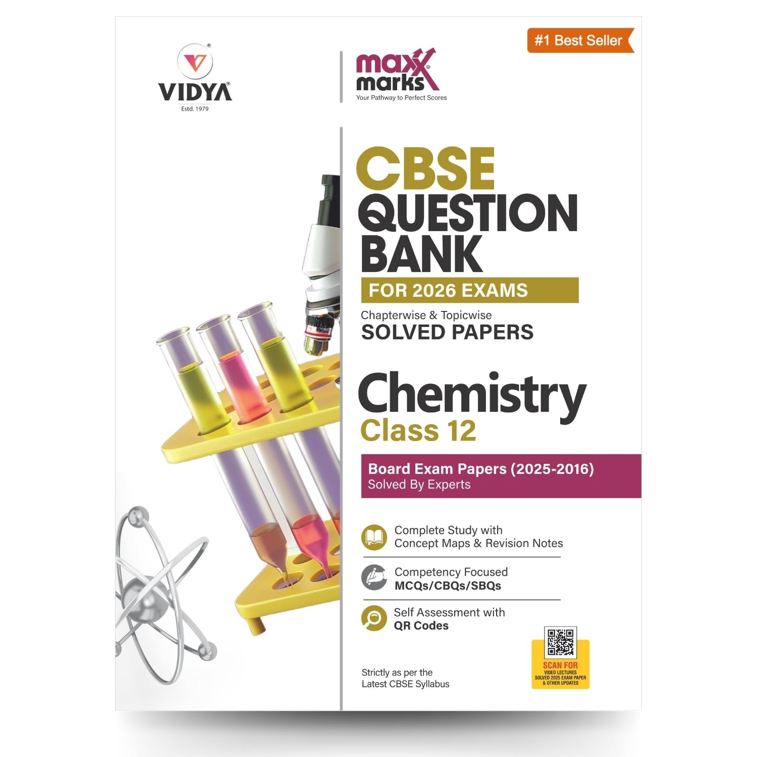 Maxx Marks Cbse Question Bank Class 12 Chemistry For 2026 Board Exams: 1