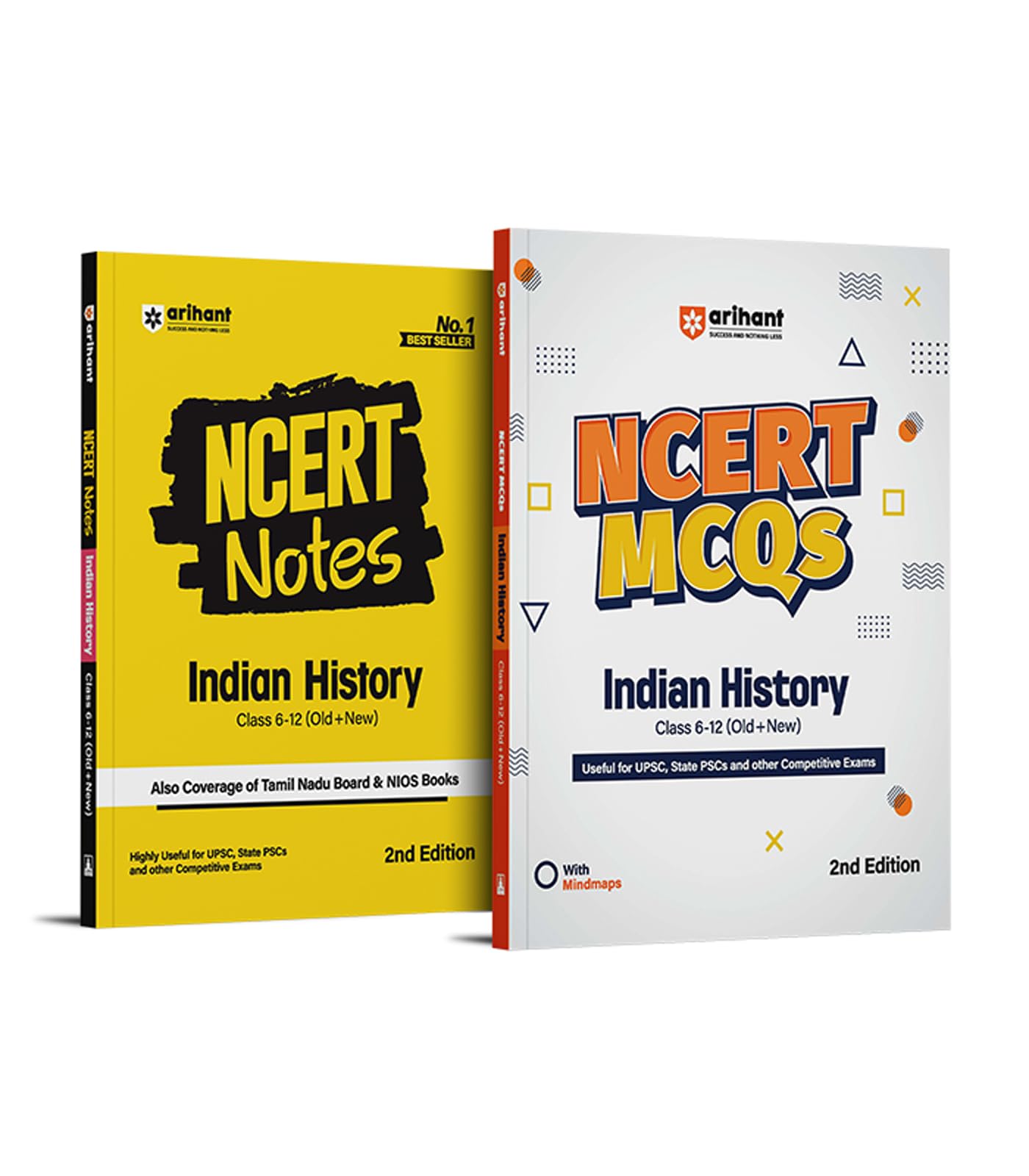 Arihant NCERT Notes and MCQs Indian History Book Class 6 to 12 (Old & New) | 2nd Edition,For UPSC, State PSCs, SSC, NDA and Othe