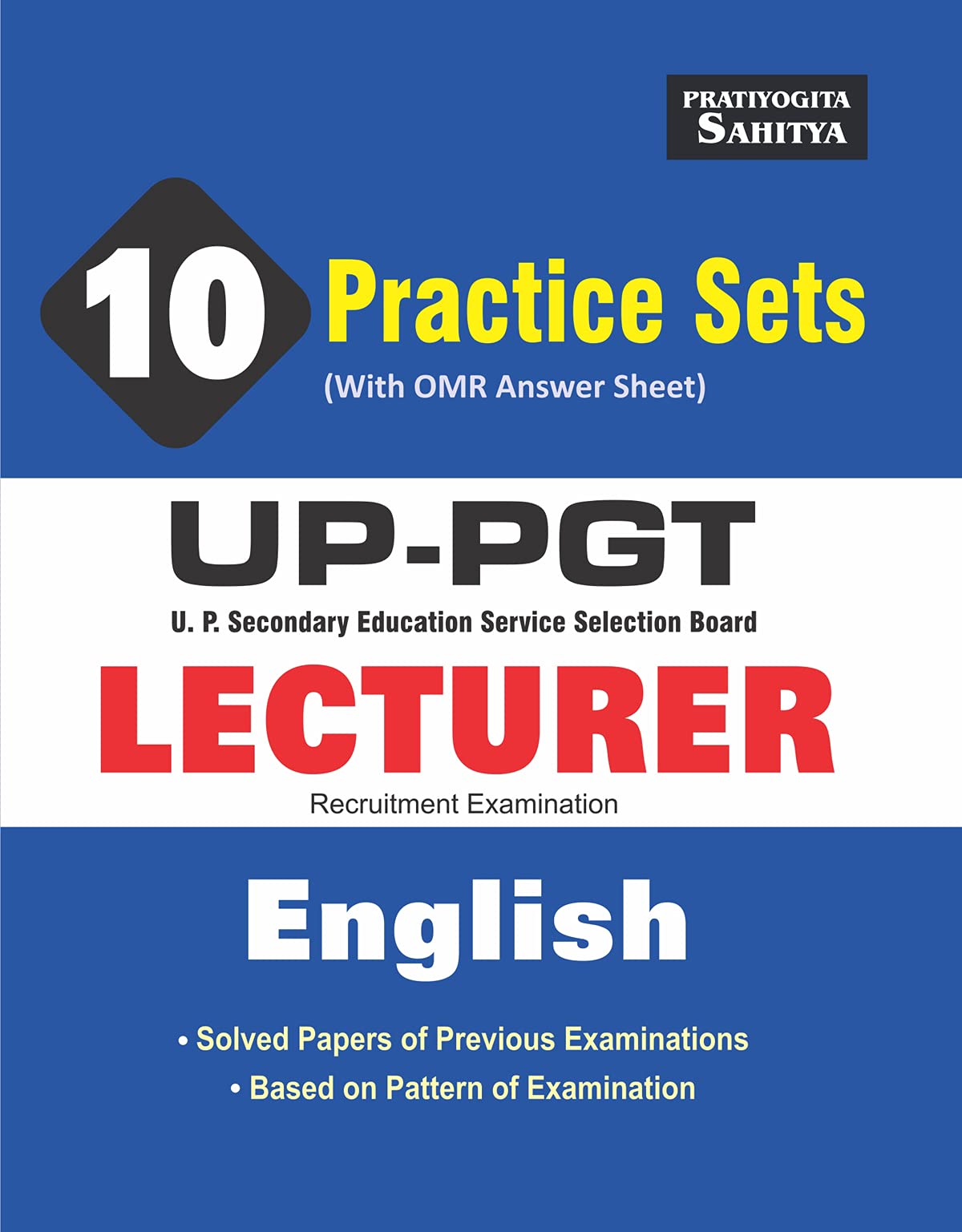 Sahitya Bhawan Practice Papers/Practice Sets/Practice Workbook for UP PGT English