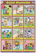 Tcc17 | Teachingnest Good Manners Chart | Laminated 33X48 Cm (13X19 Inch) | Wall Sticking [Wall Chart] Teachingnest [Wall Chart]