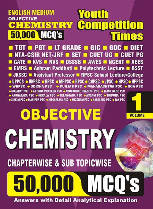 202324 TGT/PGT/GIC Chemistry 50,000 MCQ Vol.01 Solved Papers