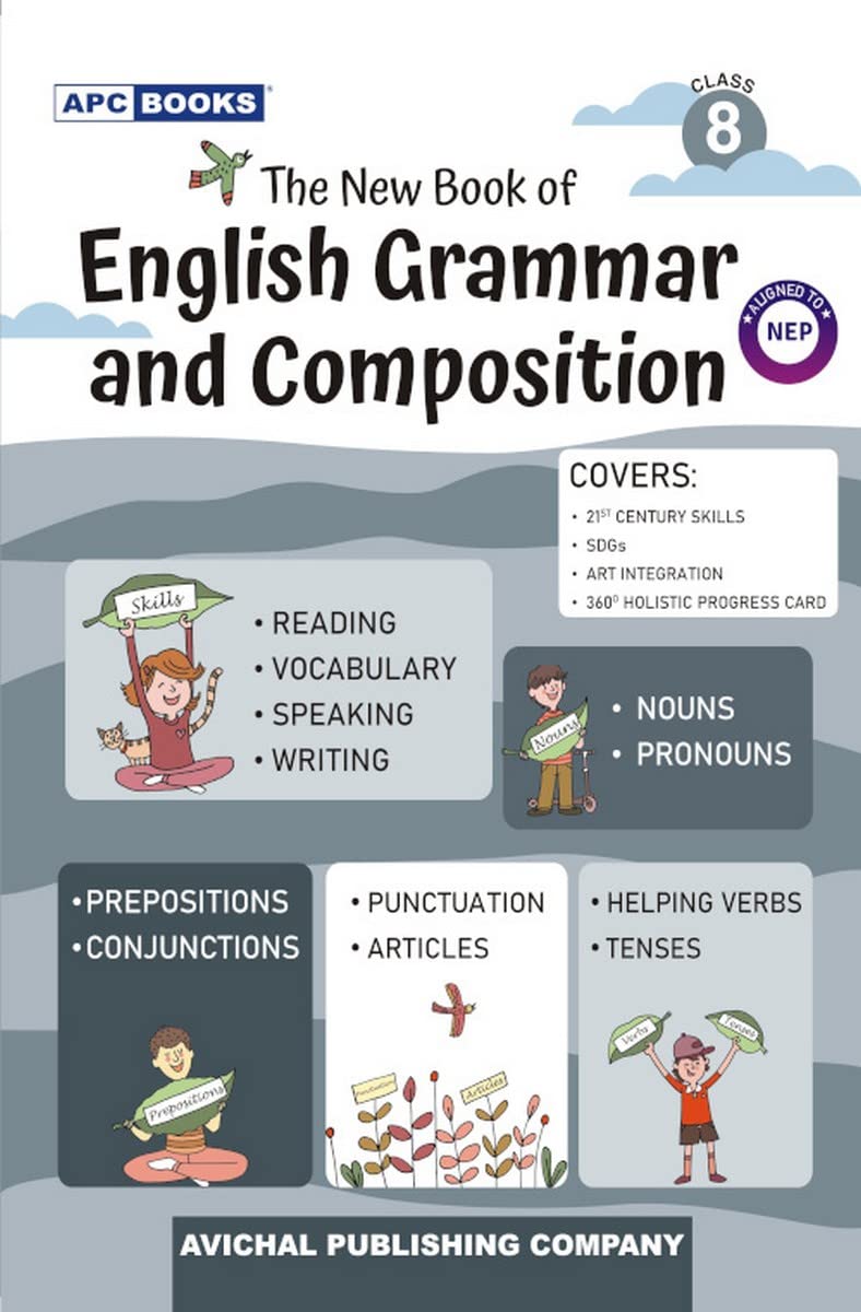The New Book Of English Grammar And Composition Class8 (202425)