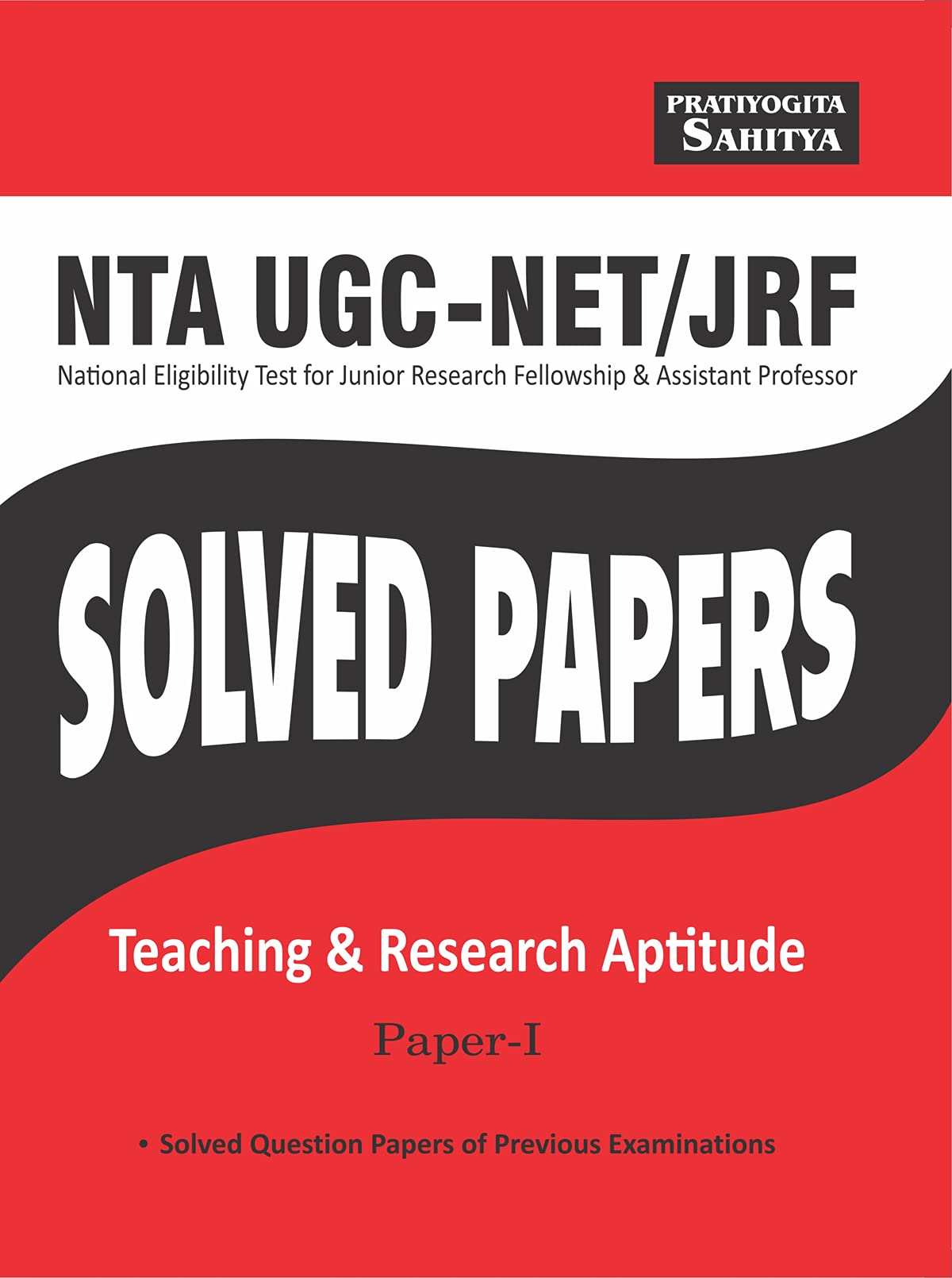 Sahitya Bhawan NTA UGC NET Teaching and Research Aptitude paper 1 previous years solved papers book in english