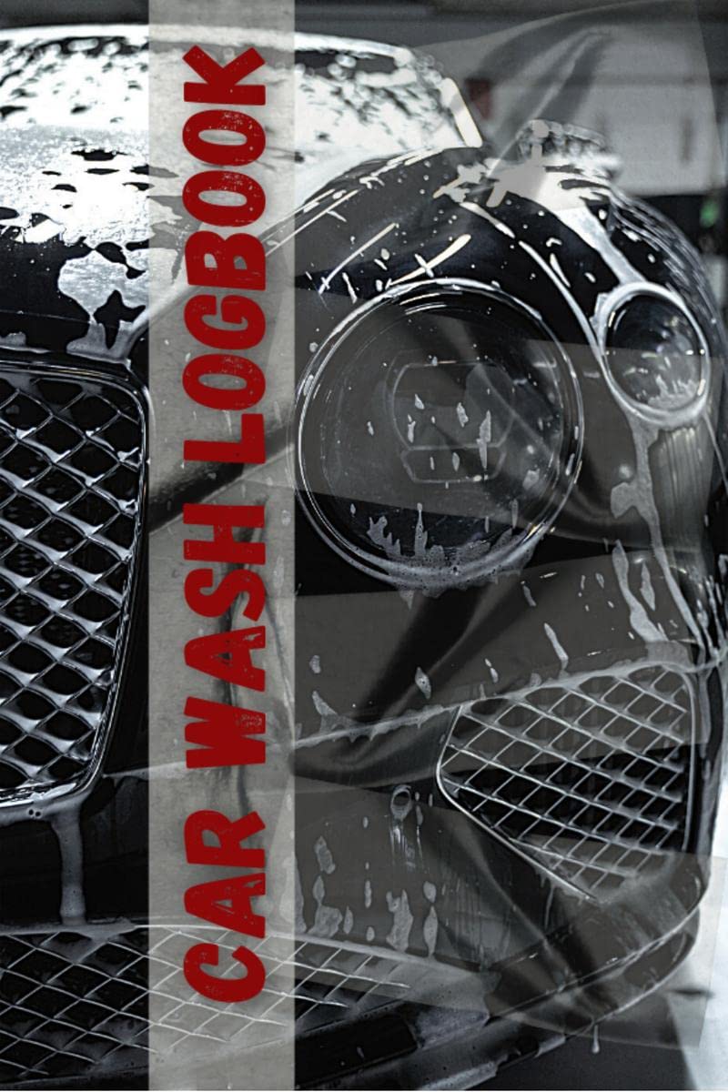 CAR WASH LOGBOOK : Bimonthly Checkin Notebook | Easy to follow checklist after every car wash | Instant decision if further car