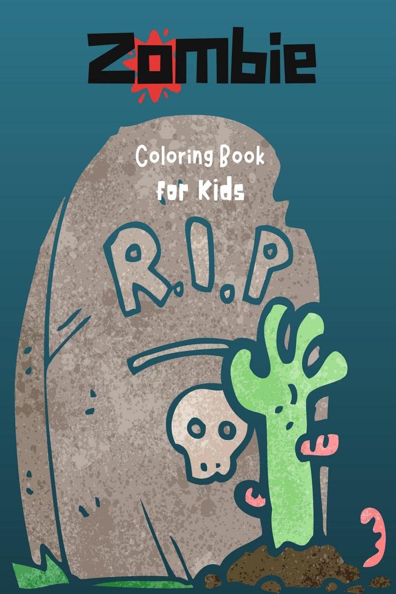 Zombie Coloring Book for Kids