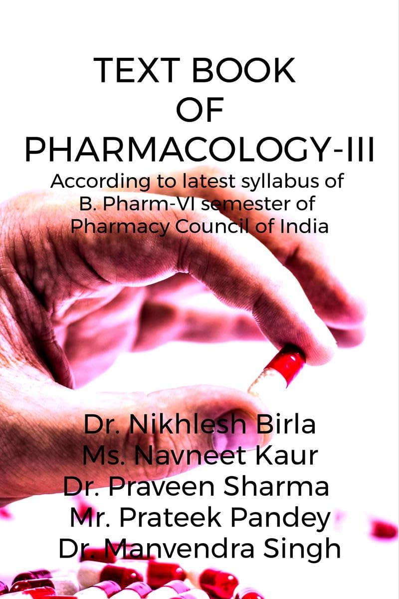 TEXT BOOK OF PHARMACOLOGYIII