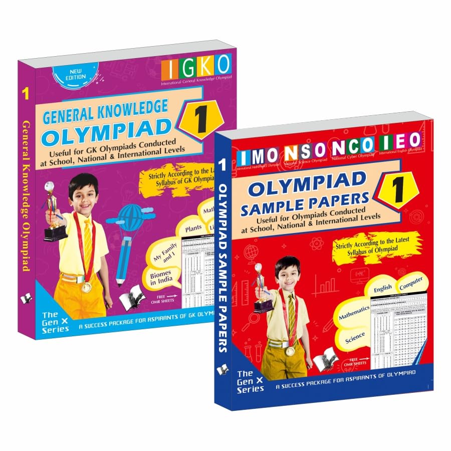 International General Knowledge Olympiad  Class 1 + Olympiad Sample Paper  Class 1 With OMR Sheets