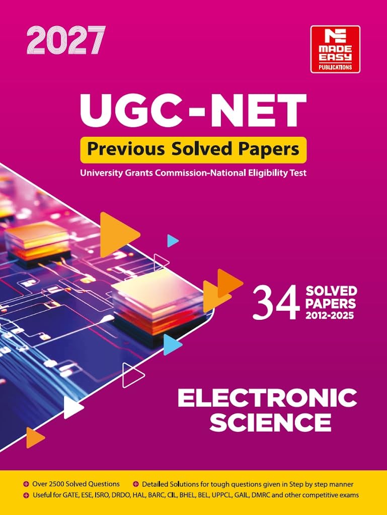 UGCNET: Electronic Science previous solved papers 2027
