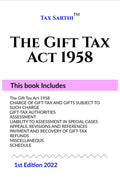 The Gift Tax Act 1958 | 1st Edition 2022