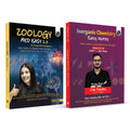PW Zoology Med Easy 2.0 By Samapti Sinha Maam and Easy Handwritten Notes Inorganic Chemistry By Om Pandey Combo Set of 2 Books F