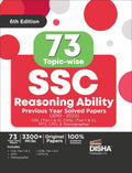 73 TopicWise Ssc Reasoning Ability Previous Year Solved Papers (2010  2023)  Cgl (Tier I & Ii), Chsl (Tier I & Ii), Mts, Cpo 