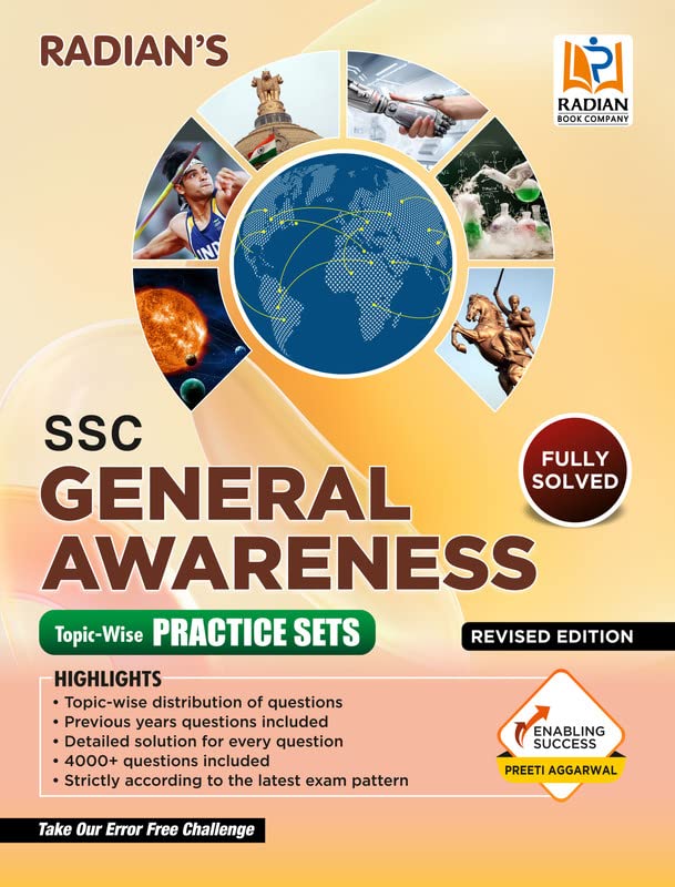 SSC General Awareness Topicwise Practice Set Book 2022  Testbook with 4000+ Questions (English Medium)