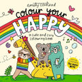 Colour Your Happy: Cosy colouring for kids, teens and adults, featuring cute animal friends, cosy scenes and simple designs perf