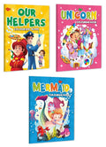 My First Our Helpers, Unicorn And Mermaid Colouring Book For Kids