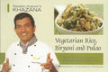 Vegetarian rice, biryani and pulao
