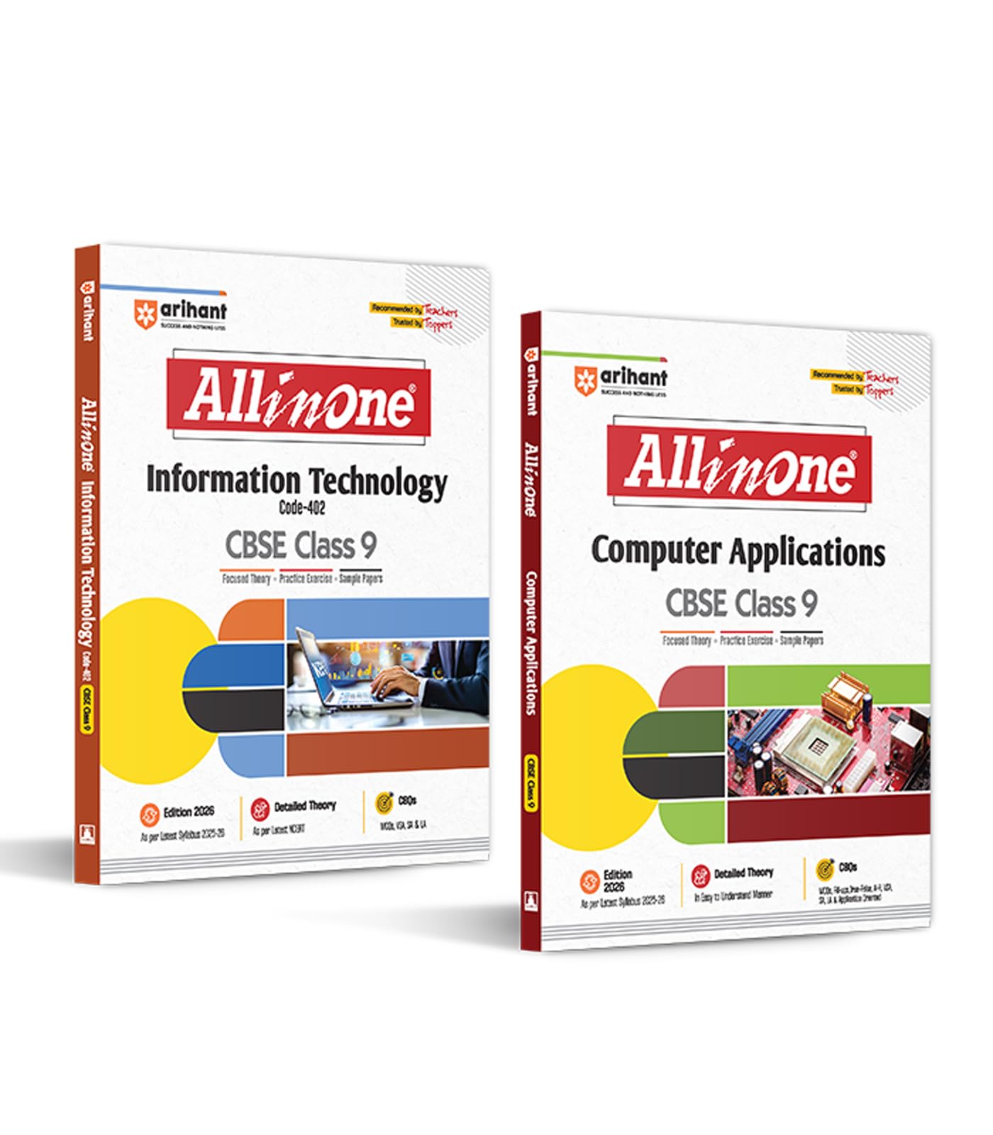 Arihant All In One Information Technology, Computer, Class 9th Based On Latest NCERT For CBSE Exams 202526 (Set of 2 Books)