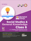 Olympiad Champs Social Studies & General Knowledge Class 6 With ChapterWise Previous 8 Year (2015  2022) Questions 3Rd Edition