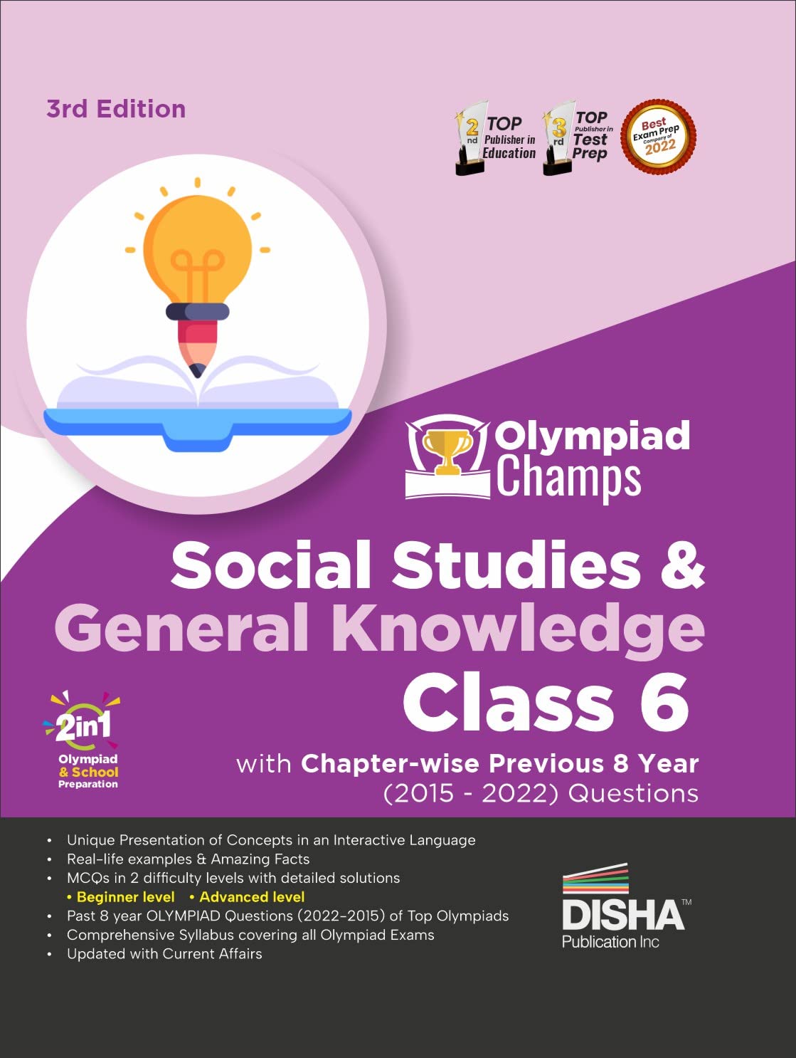 Olympiad Champs Social Studies & General Knowledge Class 6 With ChapterWise Previous 8 Year (2015  2022) Questions 3Rd Edition