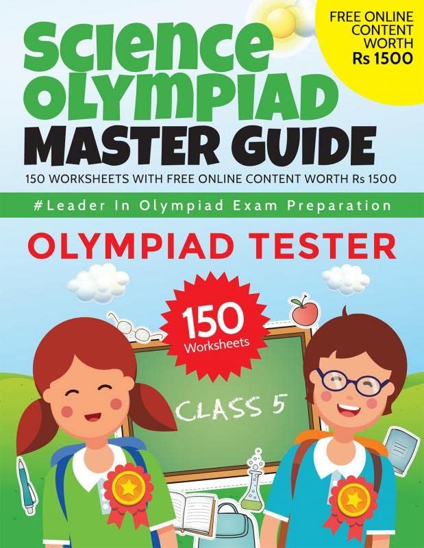 Science Olympiad Master Guide  Class 5 : 150 Worksheets With Free Online Content Worth Rs 1500