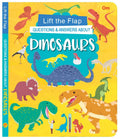 Board Book: Lift the Flap Question & Answer About Dinosaurs Activity Book for Children Age 35 Years