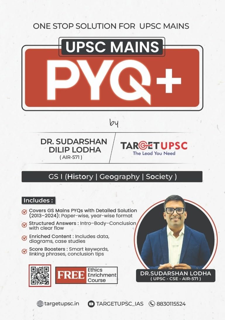 GS  I (History | Geography | Society) UPSC Mains PYQ+ One Stop Solution For UPSC MAINs