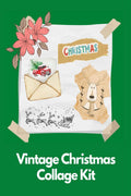 Vintage Christmas Collage Kit : Over 250 items for scrapbooking, journaling supplies, decoupage paper, cardmaking and Christmas 