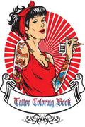 Tattoo Coloring Book /    :                