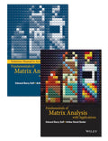 FUNDAMENTALS OF MATRIX ANALYSIS WITH APPLICATIONS, SET