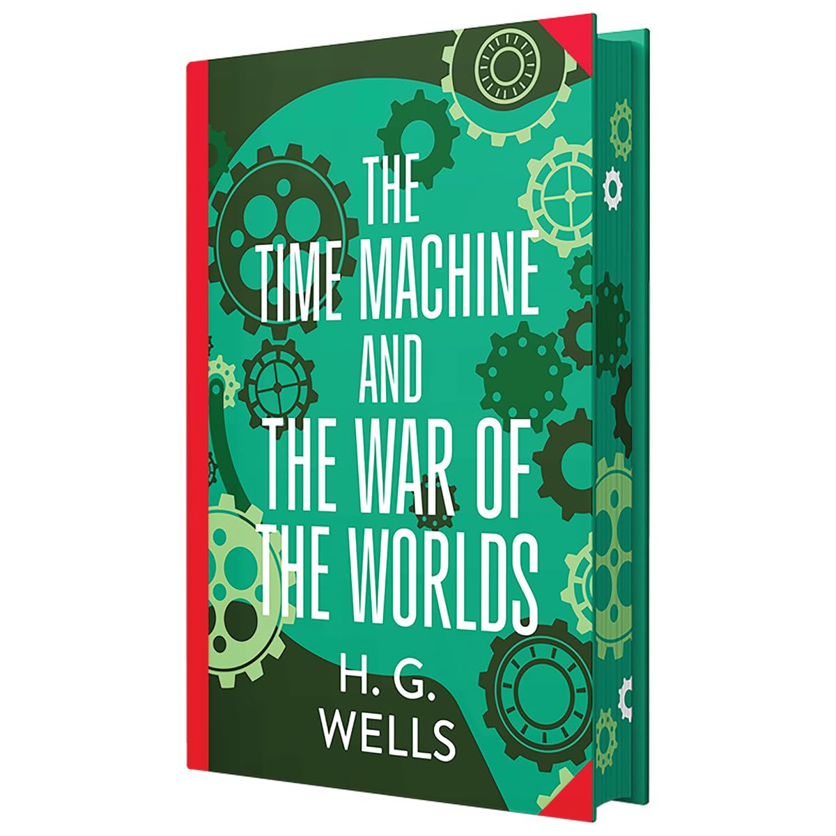 The Time Machine &The War of The Worlds by H. G. Wells : Wilco Classics Sprayed Edge Premium Hardback Edition