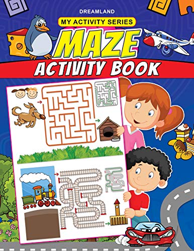 My Activity  Maze Activity Book | Puzzle Workbook for Kids Ages 25 | Fun Labyrinth Mazes to Improve ProblemSolving, Focus, and 