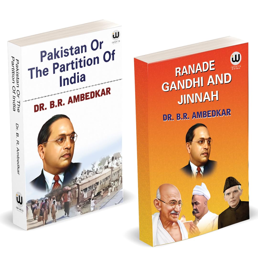 Pakistan Or The Partition Of India | Ranade, Gandhi And Jinnah | Dr. Br Ambedkar Books | English Paperback Combo Set | The Origi