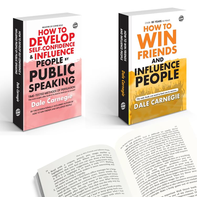 The Total Influence & Confidence Success Kit : Renowned English Novels, Public Speaking Techniques, SelfHelp Book | Combo of 2 