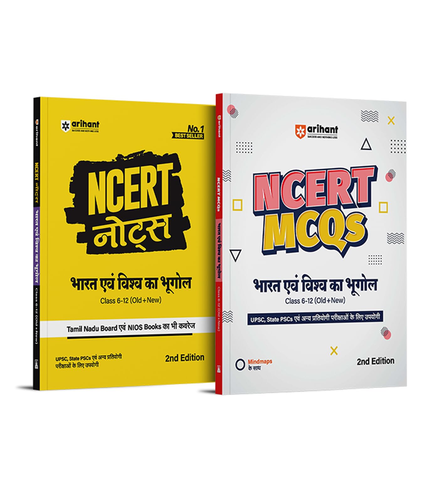 Arihant NCERT Notes and MCQs India & World Geography (Bharat & Visav Ka Bhoogol) Book Class 6 to 12 (Old & New) | 2nd Edition,Fo