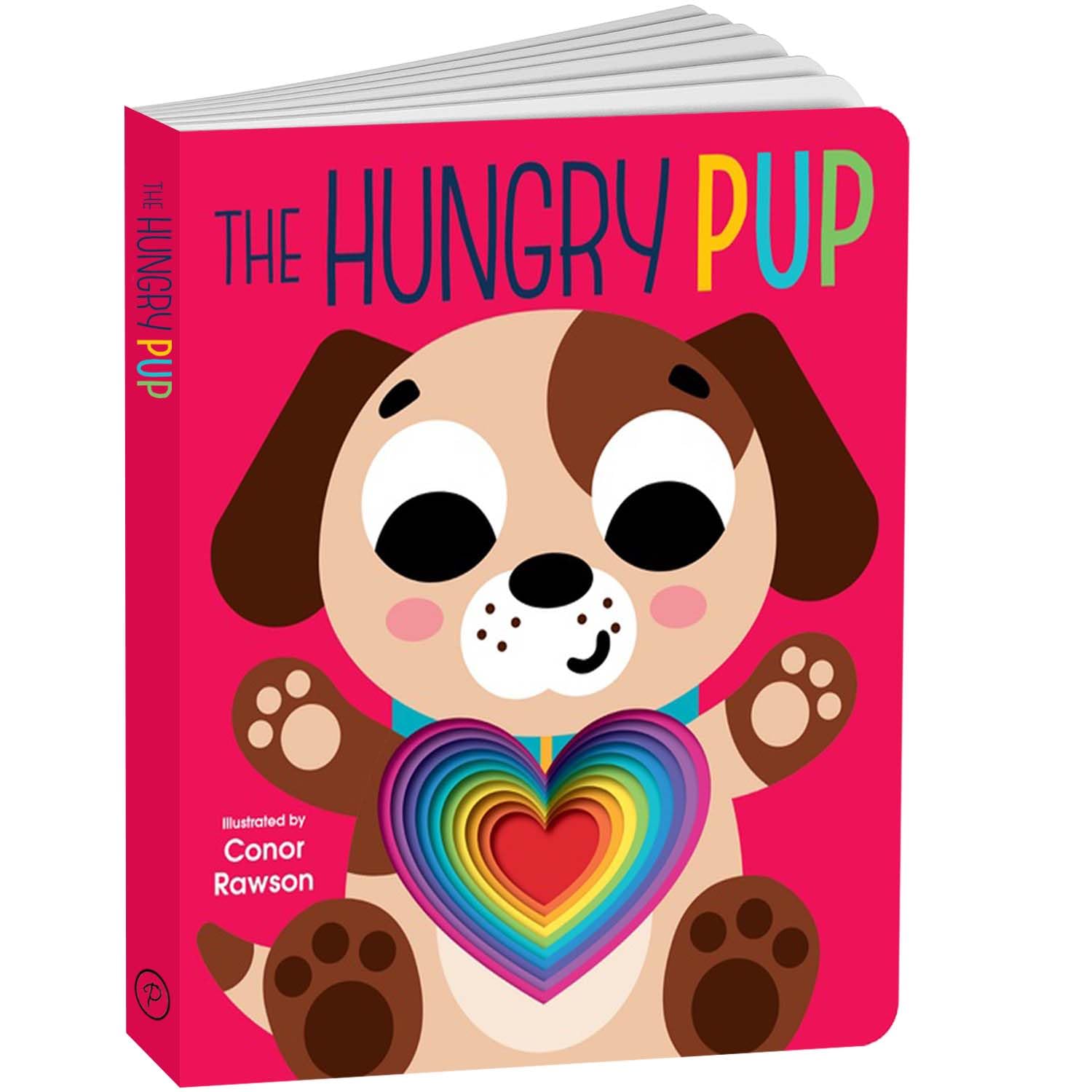 Graduating Board Book  The Hungry Pup | Childrens books about digs | Early learning books | Board books | Die cut board books