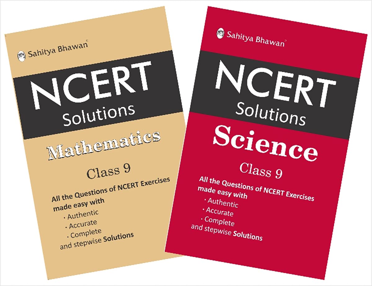 Sahitya Bhawan Combo pack NCERT answers and solutions Science & Maths class 9