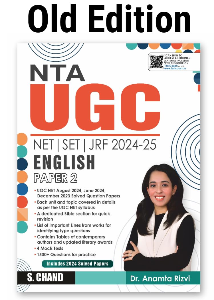 NTA UGC NET Paper 2 Book 2025 : English Literature | NTA UGC NET/SET/JRF | PYQ Previous Year Solved Question Papers 2024 | 1500+