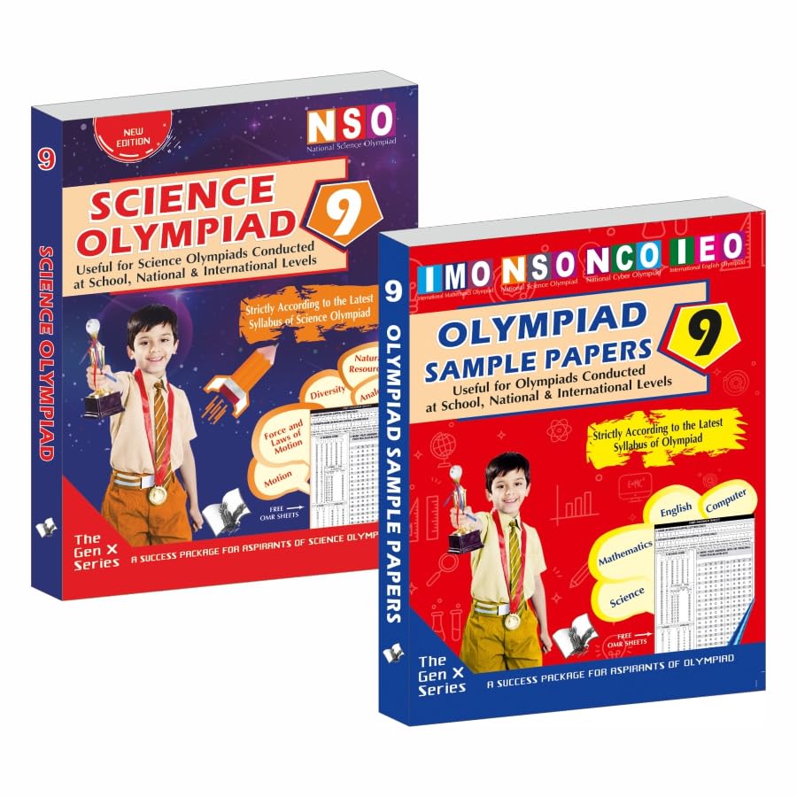 National Science Olympiad  Class 9 + Olympiad Sample Paper  Class 9 With OMR Sheets