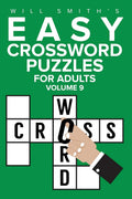 Easy Crossword Puzzles For Adults  Volume 9: ( The Lite & Unique Jumbo Crossword Puzzle Series )