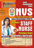 English Medium Female Staff Nurse Non Teaching POSTS Previous Year Solved Papers 2024_25